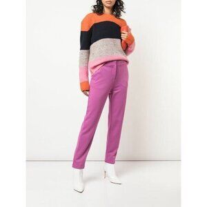 A.L.C.Pants  Kramer Cotton Blend Pink Slim Straight Leg Trousers  Sz M NWT $249